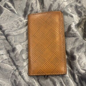 Fossil Tan Patterned Card Holder